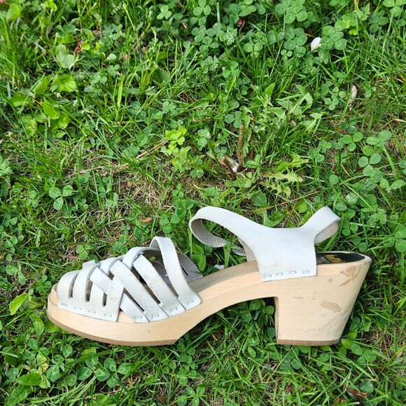 Swedish Hasbeens, Women's Clog Sandal, gently used - sz 39 - Picture 6 of 11